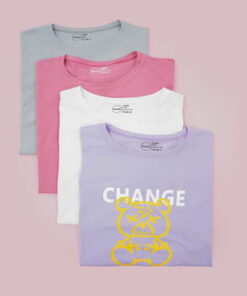 تیشرت زنانه طرح change - Image 3