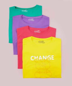 تیشرت زنانه طرح change - Image 4