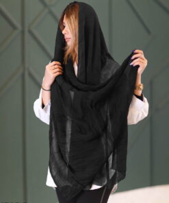 شال ساده مشکی