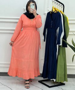 ساحلی سلن آستین بلند هندی