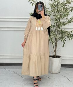 Alternative view of پیراهن ساحلی بابوس گلدوزی 4004