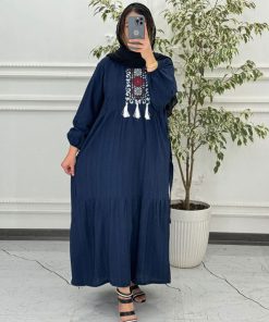پیراهن ساحلی بابوس گلدوزی
