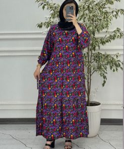 پیراهن ساحلی گلدار وارداتی دریا