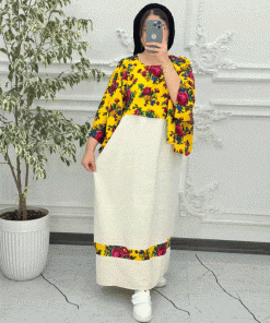 سارافون و رویه مجلسی نخی ترکمنستان 1307 - Image 4