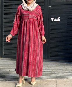 Alternative view of پیراهن مادربزرگی راه راه 6079