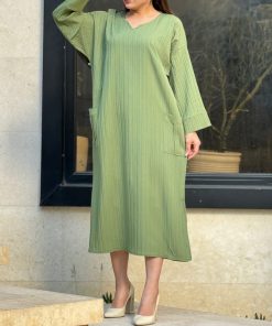پیراهن مانتویی آیوا 6110 - Image 3