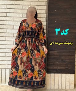 پیراهن سایزبزرگ طرح اندونزی 6118 - Image 4