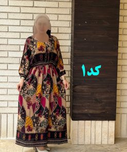Alternative view of پیراهن سایزبزرگ طرح اندونزی 6118