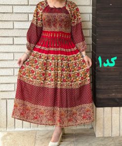 پیراهن بلند کریشه هندی 6121