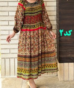 Alternative view of پیراهن بلند کریشه هندی 6121