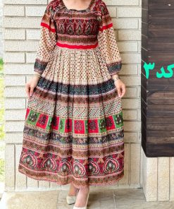 پیراهن بلند کریشه هندی 6121 - Image 3