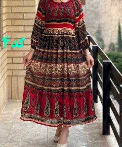 پیراهن بلند کریشه هندی 6121 - Image 4