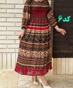 پیراهن بلند کریشه هندی 6121 - Image 6