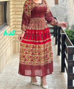 پیراهن بلند کریشه هندی 6121 - Image 8