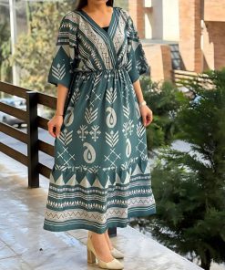 پیراهن فلور ترمه ناز 6128