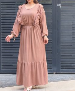 Alternative view of پیراهن مانتویی گل پری 6927