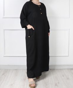 پیراهن مانتویی کوک دوزی