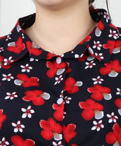 شومیز نخی طرح دار