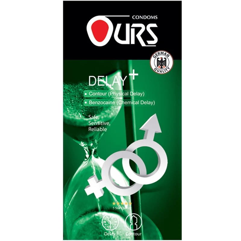 کاندوم کلاسیک اورز مدل دیلی پلاس بسته 12تایی Ours Delay Plus Condom