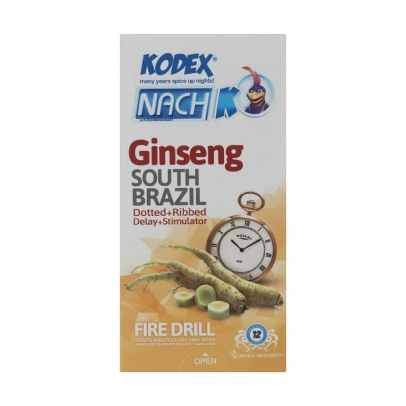 کاندوم جنسینگ تاخیری و خاردار کدکس مدل Ginseng