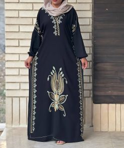 ماکسی ساحلی خارجی خامه دوزی 7014