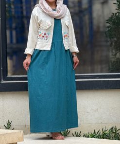 کت سارافون گلدوزی نچرال