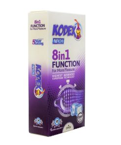 Alternative view of کاندوم ناچ کدکس مدل 8IN1 FUNCTION (بسته 10عددی) 7030