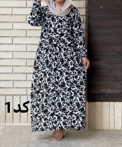 Alternative view of پیراهن نخی طرح گلدار #7057