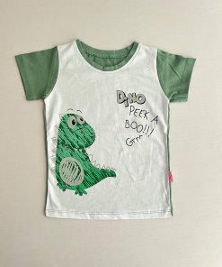 Alternative view of تیشرت شلوارک نوزادی طرح DINO ترک 7123