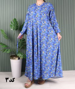 Alternative view of پیراهن نخی کلوش جیبدار 7107