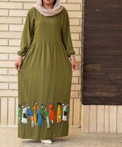 ساحلی نخی طرح بازار 7158 - Image 5