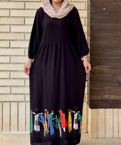 ساحلی نخی طرح بازار 7158 - Image 7