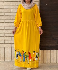 ساحلی نخی طرح بازار 7158 - Image 9
