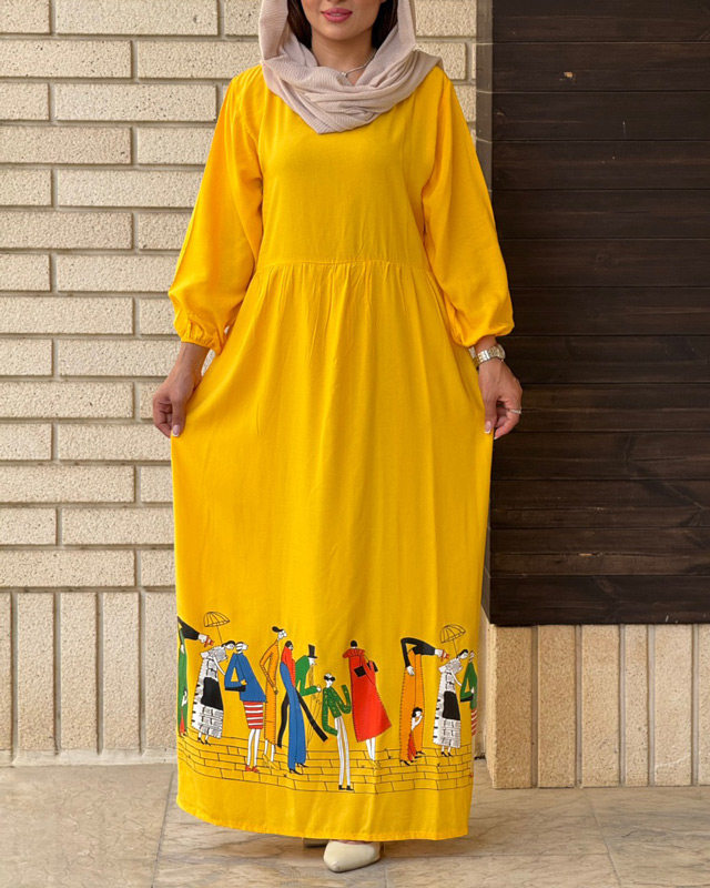 ساحلی نخی طرح بازار 7158 - Image 9