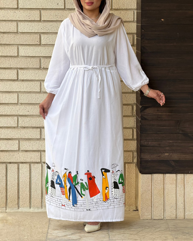 ساحلی نخی طرح بازار 7158 - Image 10