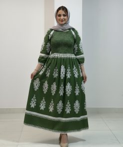 پیراهن ساحلی وارداتی طرح نقشینه
