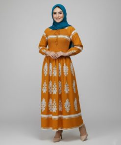 پیراهن ساحلی وارداتی طرح نقشینه 7309 - Image 10