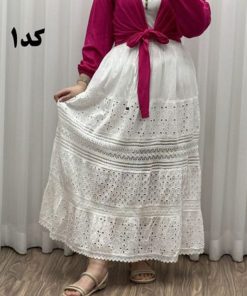 دامن سلن خامه دوزی هندی SH7432