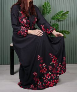 پیراهن حاشیه دار تک رنگ PR7373