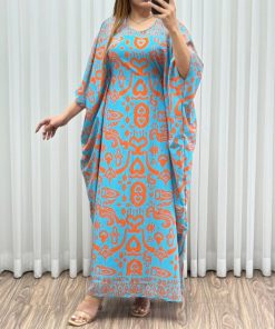عبایی فلور بیگ سایز R7433