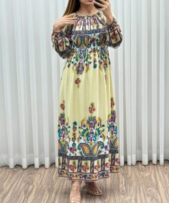 ساحلی حاشیه دار گل ترمه 7436 - Image 3