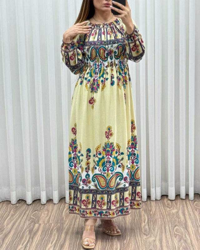 ساحلی حاشیه دار گل ترمه 7436 - Image 3