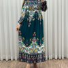 ساحلی حاشیه دار گل ترمه 7436