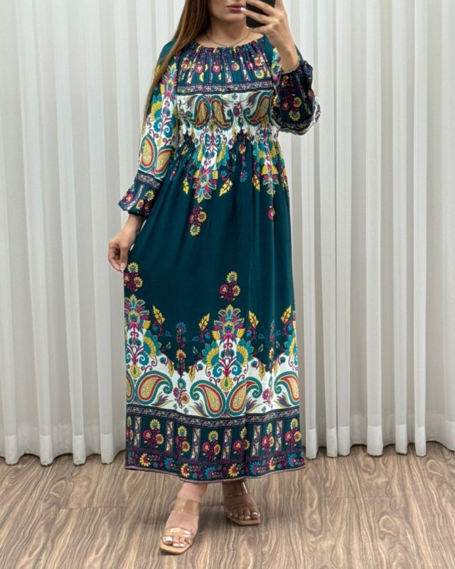 ساحلی حاشیه دار گل ترمه 7436