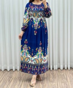 ساحلی حاشیه دار گل ترمه 7436 - Image 5