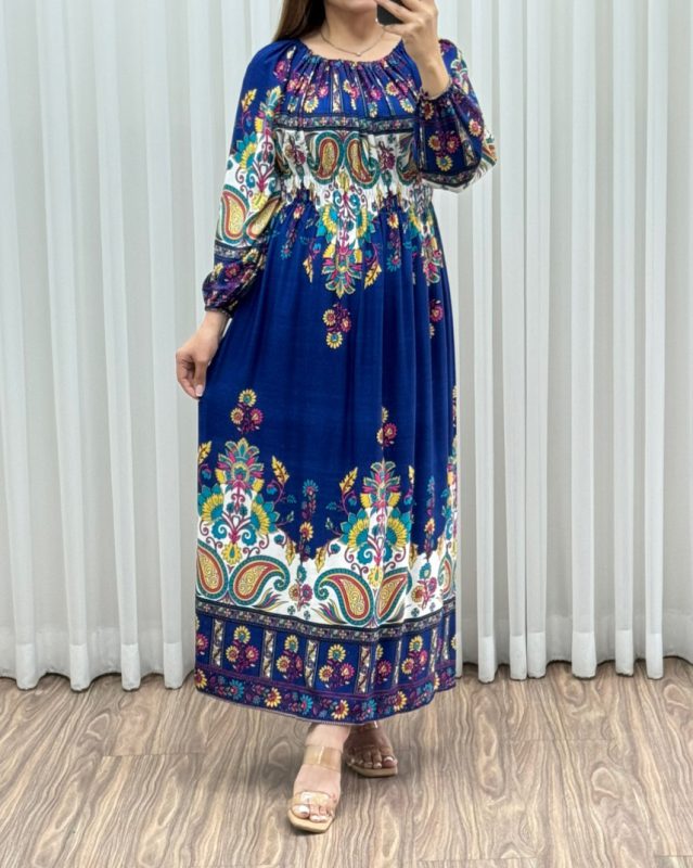 ساحلی حاشیه دار گل ترمه 7436 - Image 5