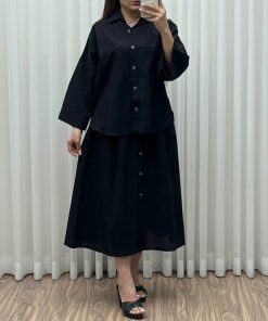 شمیز و دامن لینن روسی 7444 - Image 4