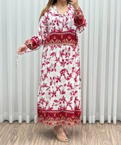 ساحلی نخی حاشیه دار شیوا 7442