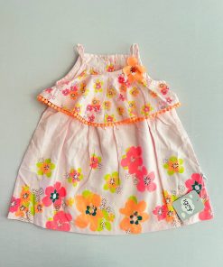 سارافون نخی بچه گانه ترک طرح گل گلی 20049 - Image 4