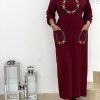 پیراهن ململ گلدوزی دوجیب U7470